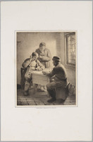 KG 09809a
<br/>
Interieur met kaartspelen de mannen
<br/>
<em>Schmidt, George Adam (1791-1844)</em>